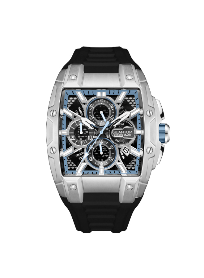 QUANTUM Men's Chronograph Grey Dial Watch - HNG1161.366
