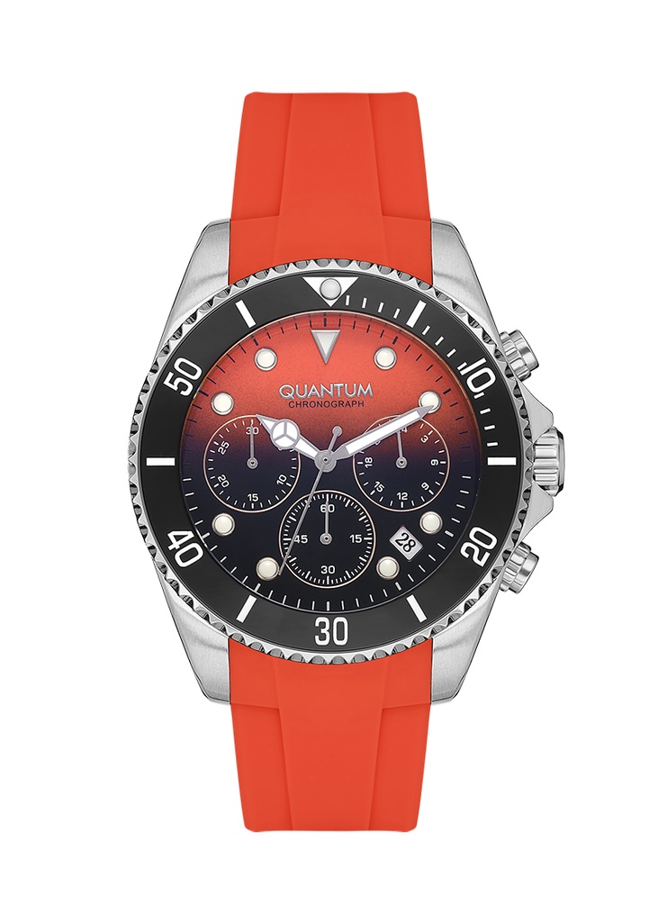 Quantum Men's Chronograph Red Dial Watch - PWG199.388