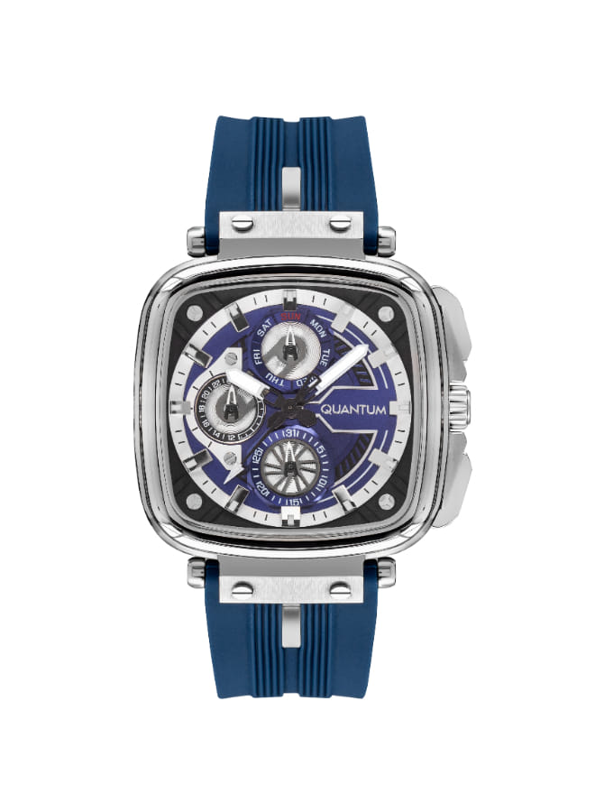 Quantum Men's Multi Function Black Dial Watch - PWG1014.059