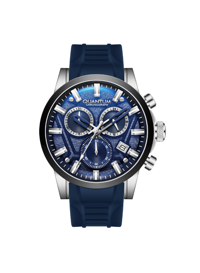 QUANTUM Men's Chronograph Blue Dial Watch - PWG1126.359