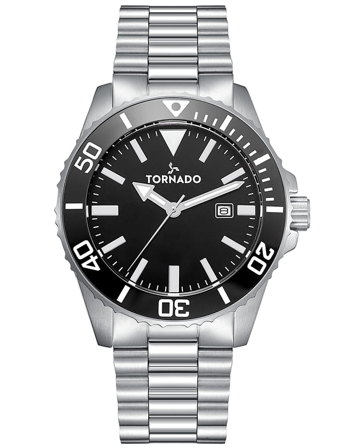Tornado LUMINA ANALOG Men's Analog Black Dial Watch - T22001-SBSB