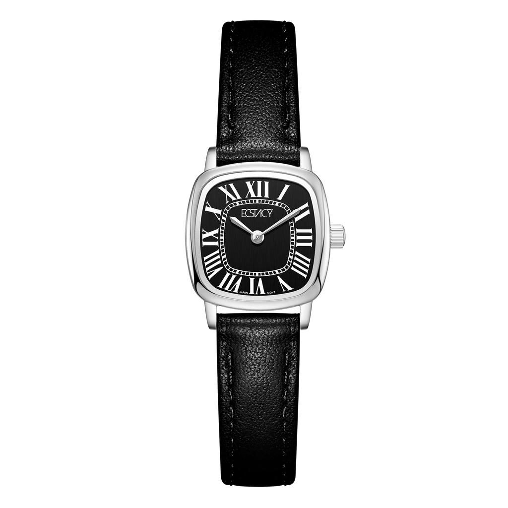 ECSTACY Women VJ20 Fn Black Dial E25502-SLBB