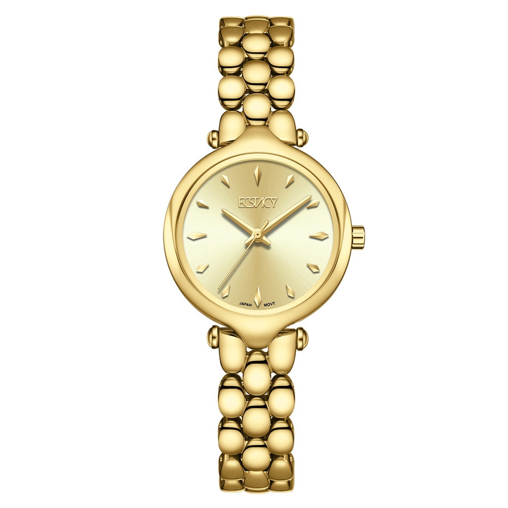 ECSTACY Women 2035 Fn Champagne Dial E25503-GBGC