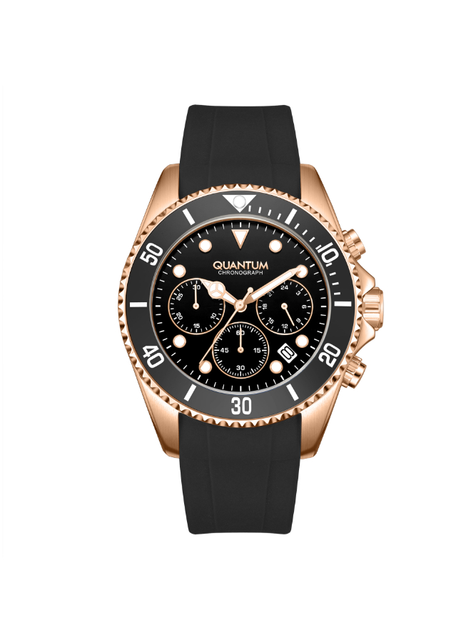 Quantum Men's Chronograph Black Dial Watch - PWG1099.451