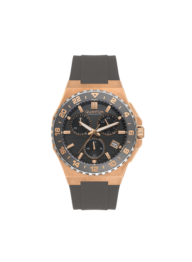 Quantum Men's Chronograph Brown Dial Watch - PWG1147.866