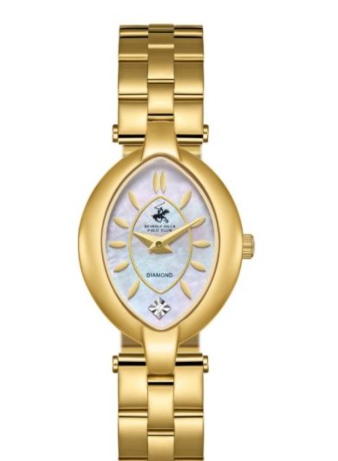 BEVERLY HILLS POLO CLUB Women's Analog Mother of Pearl Dial Watch - BP3739C.120