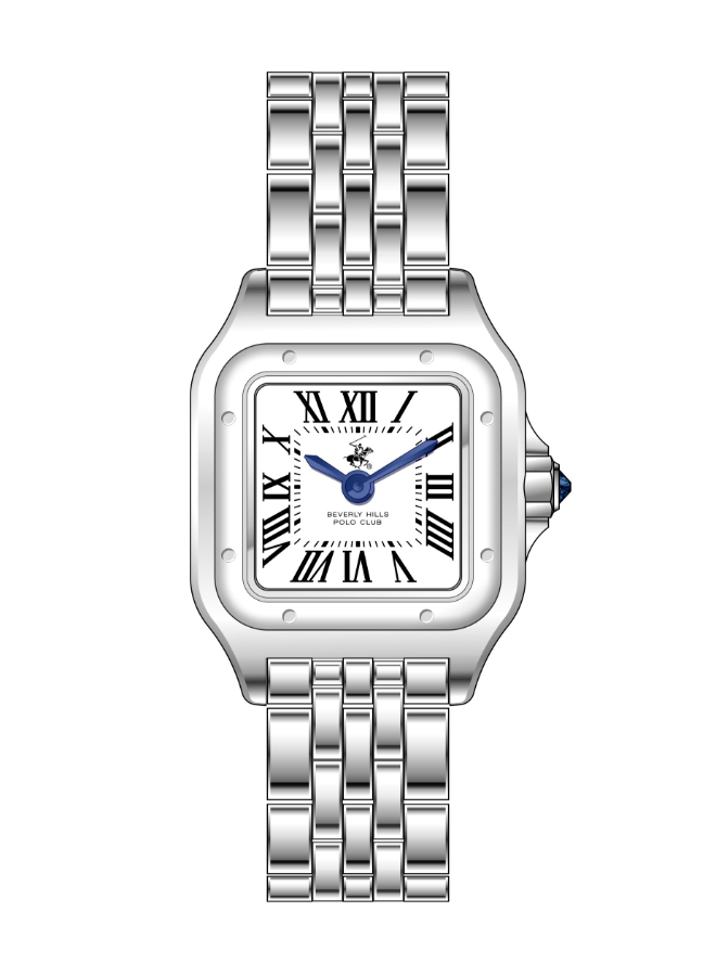 Beverly Hills Polo Club Women's Analog White Dial Watch - BP3600C.331