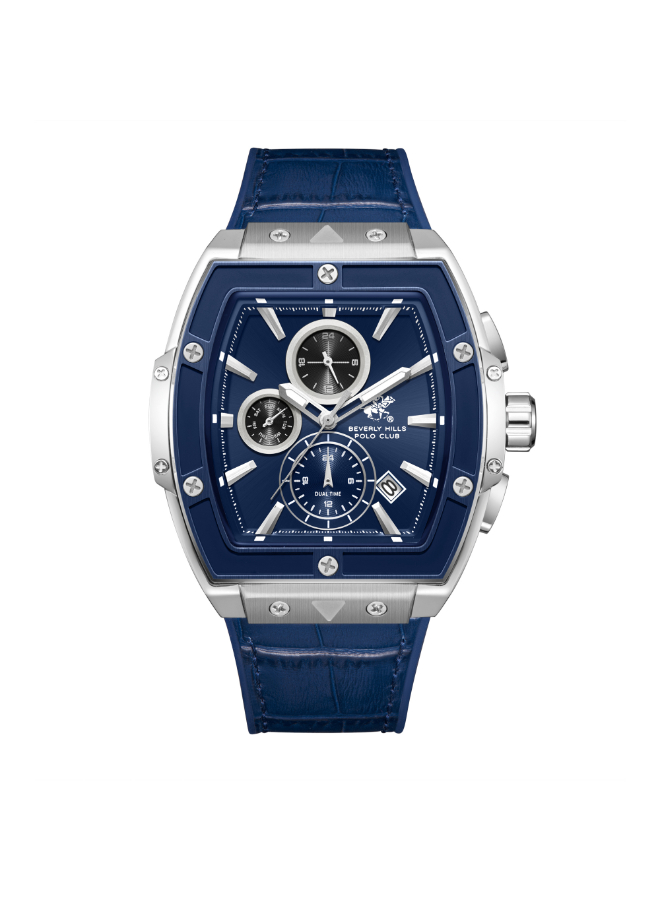 Beverly Hills Polo Club Men's Multi Function Blue Dial Watch - BP3841X.399
