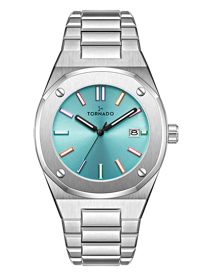 TORNADO AURORA TWILIGHT Men's Analog Blue Dial Watch - T23003-SBSL