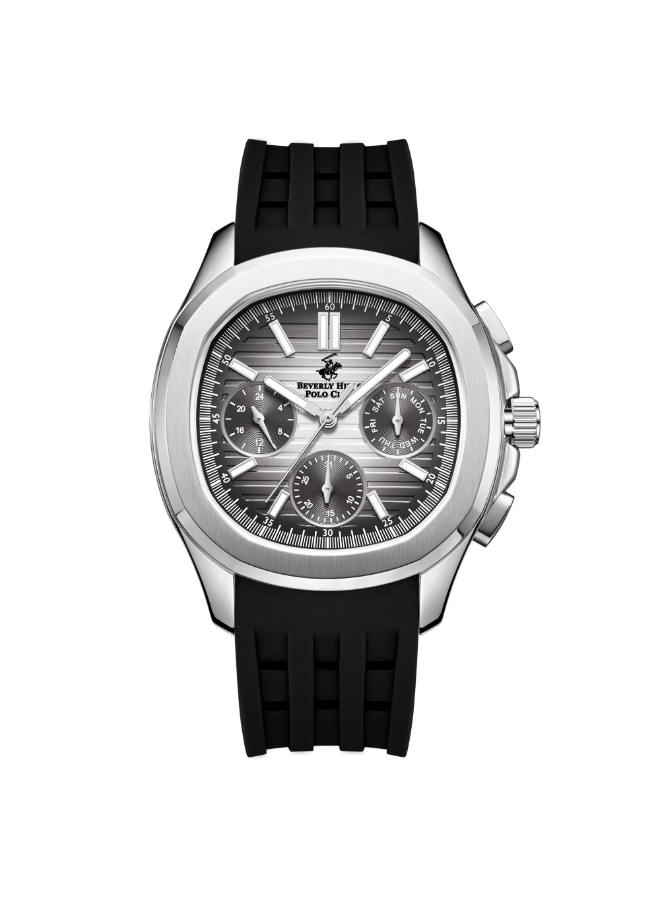 Beverly Hills Polo Club Men's Multi Function Black Dial Watch - BP3211X.351