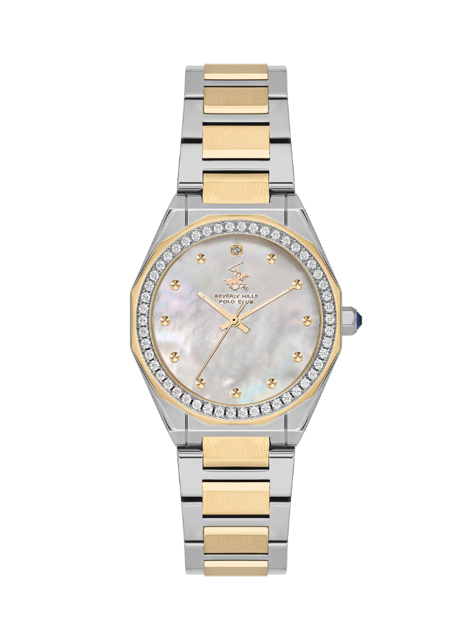 Beverly Hills Polo Club Women's Analog White Dial Watch - BP3603C.230