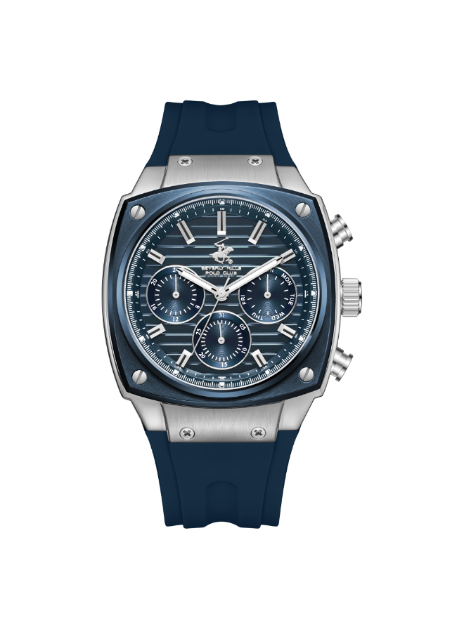 BHPC Gents  MULTIFUNCTION Fn S.S/IP BLUE Case BLUE 289C SILICON Band BLUE 289C Dial