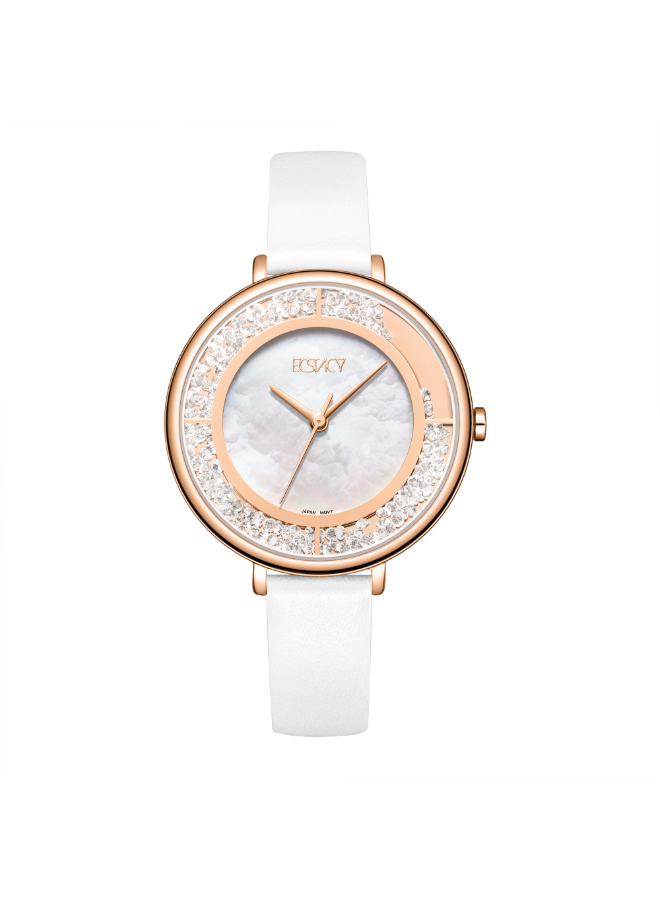 Ecstacy Women's Analog MOP Dial Watch - E23501-RLWM