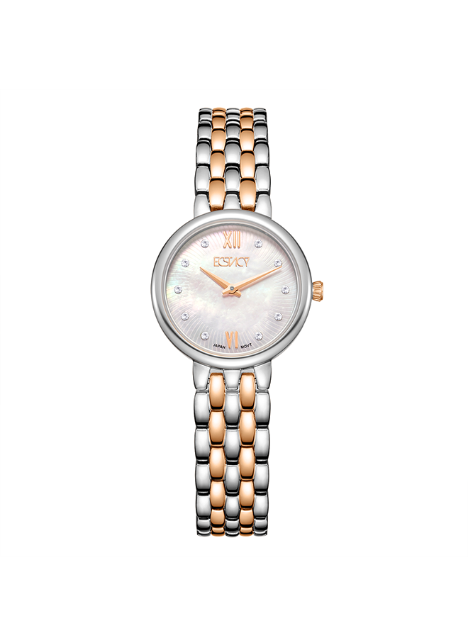 Ecstacy Women's Analog White Dial Watch - E23510-KBKM