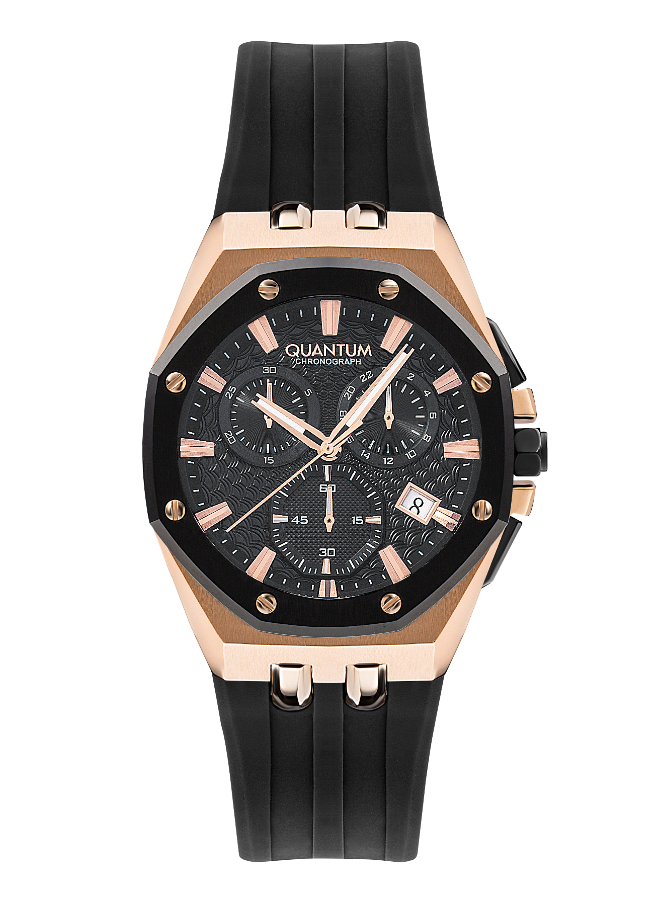 Quantum Men's Chronograph Black Dial Watch - HNG949.851