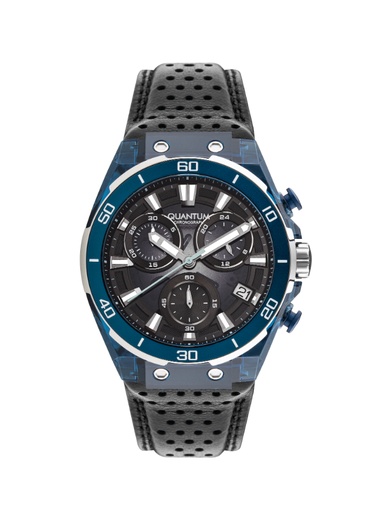 [PWG1107.969] QUANTUM Men's Chronograph Black Dial Watch - PWG1107.969