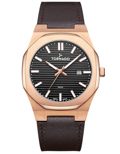 [T22002-RLDB] Tornado SPECTRA Men's Analog Black Dial Watch - T22002-RLDB