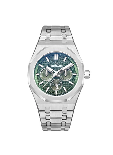 [T23104-SBSH] Tornado AURORA NOVA Men's Multi Function Green Dial Watch - T23104-SBSH
