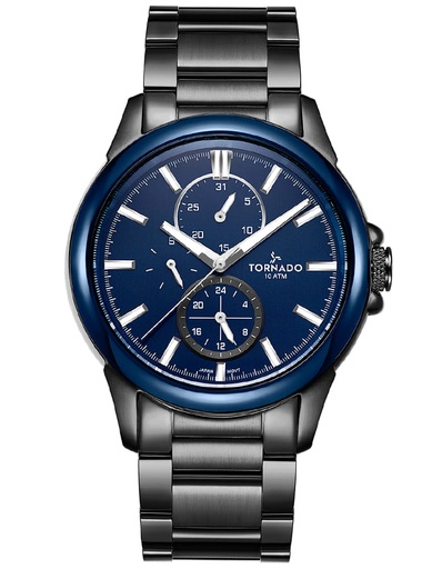 [T6107-XBXL] Tornado CELESTIA ELITE Men's Multi Function Blue Dial Watch - T6107-XBXL