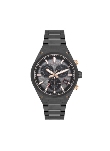 [HNG1172.050] QUANTUM Men's Chronograph Beige Dial Watch - HNG1172.050