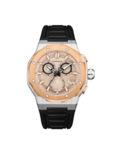 [HNG1082.571] Quantum Men's Chronograph Beige Dial Watch - HNG1082.571
