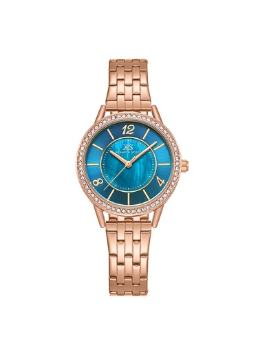 [K23537-RBKMN] Kenneth Scott Women's Analog Blue Dial Watch - K23537-RBKMN